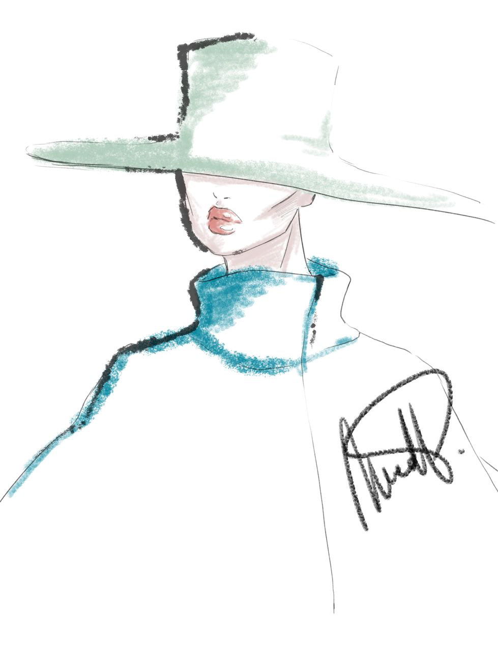 Alberta Ferretti Fashion  fashion illustration ILLUSTRATION  moda sketch