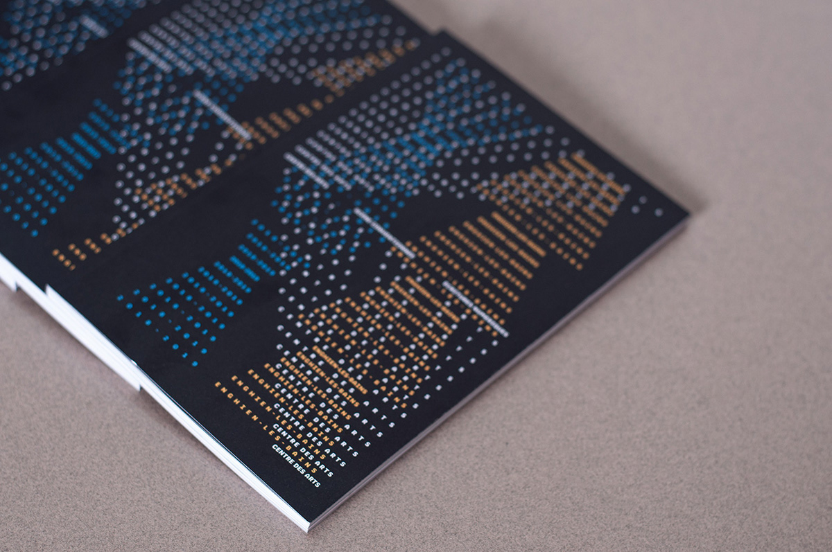 art brochure season programming  code typography   Layout book leaflet Cinema