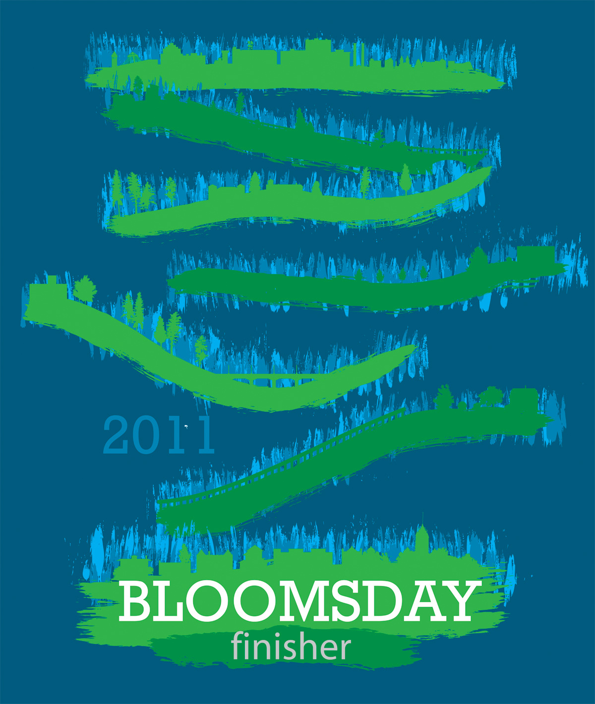 Bloomsday t-shirt graphic Spokane Washington Idaho coeur d' alene fun run race lilac