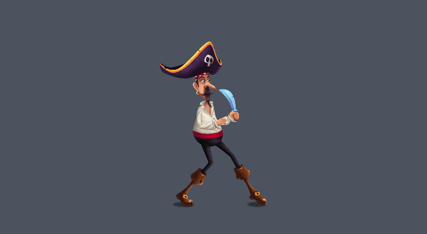 Pirate Spine 2D Animation and Character Design on Behance