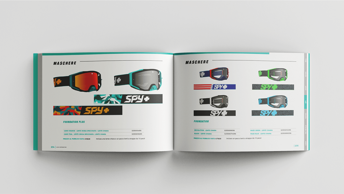 book brochure catalog Catalogue design Layout minimal moto Motocross tech