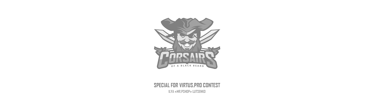 pirate logo sea black beard brand virtus pro Gaming