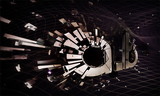 Space  3D cinema 4d c4d logo compositing Photo Manipulation  Render explosion type wallpaper