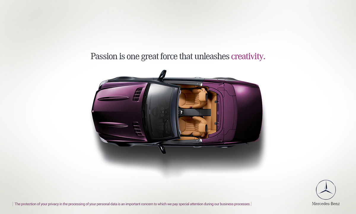 Mercedes Benz creative ads creative concept clean