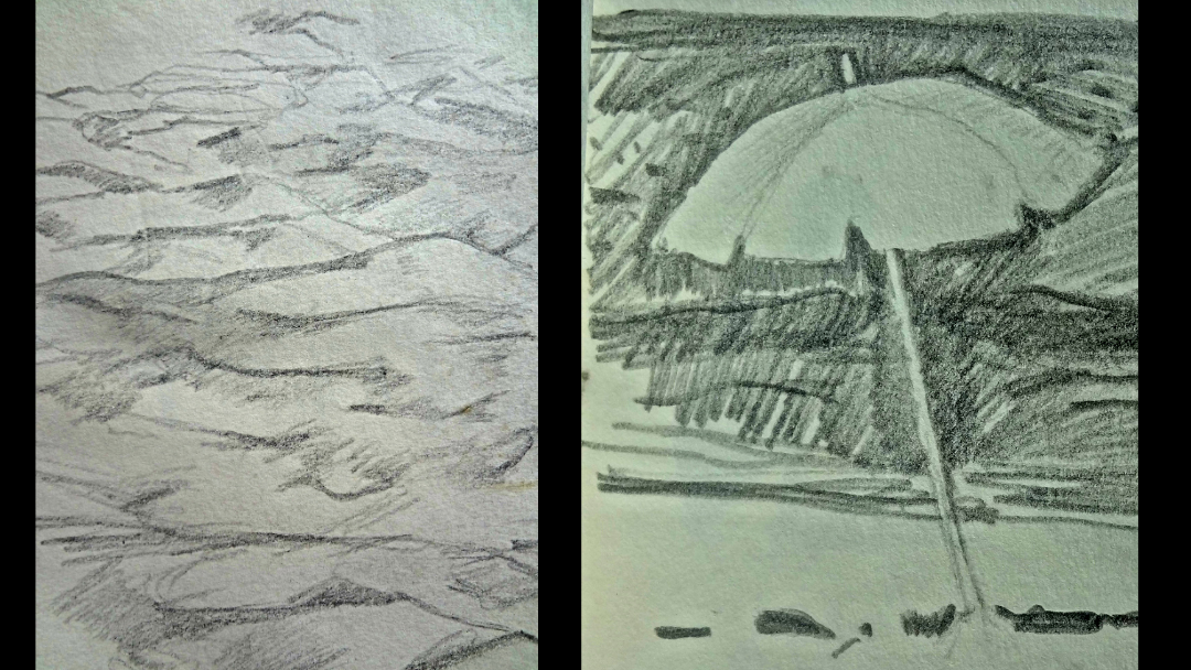 sketch sketchbook sketches sketching beach Drawing  draw drawings pencil paper
