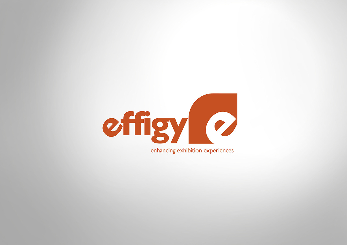 logo  Stationary orange effigy identity niall flynn