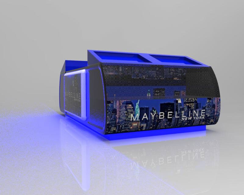 3dmodel boothdesign design Maybelline product design  Product Display