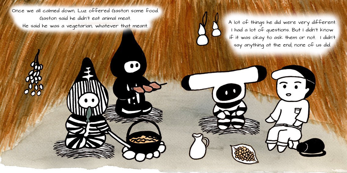 Selk'nams selknam tribe chile South America children's book culture Education Picture book ILLUSTRATION