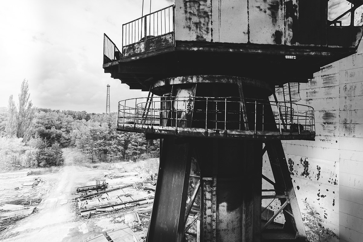 abstract chernobyl decay Excluzion Zone experimental factory industrial monochrome reactor urbex