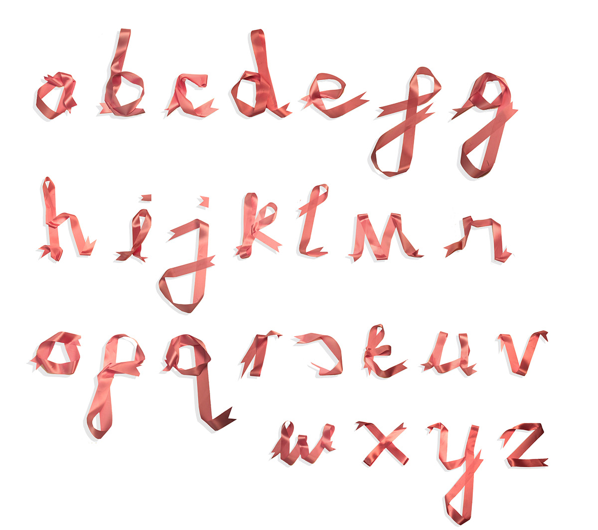 ribbon lettering type