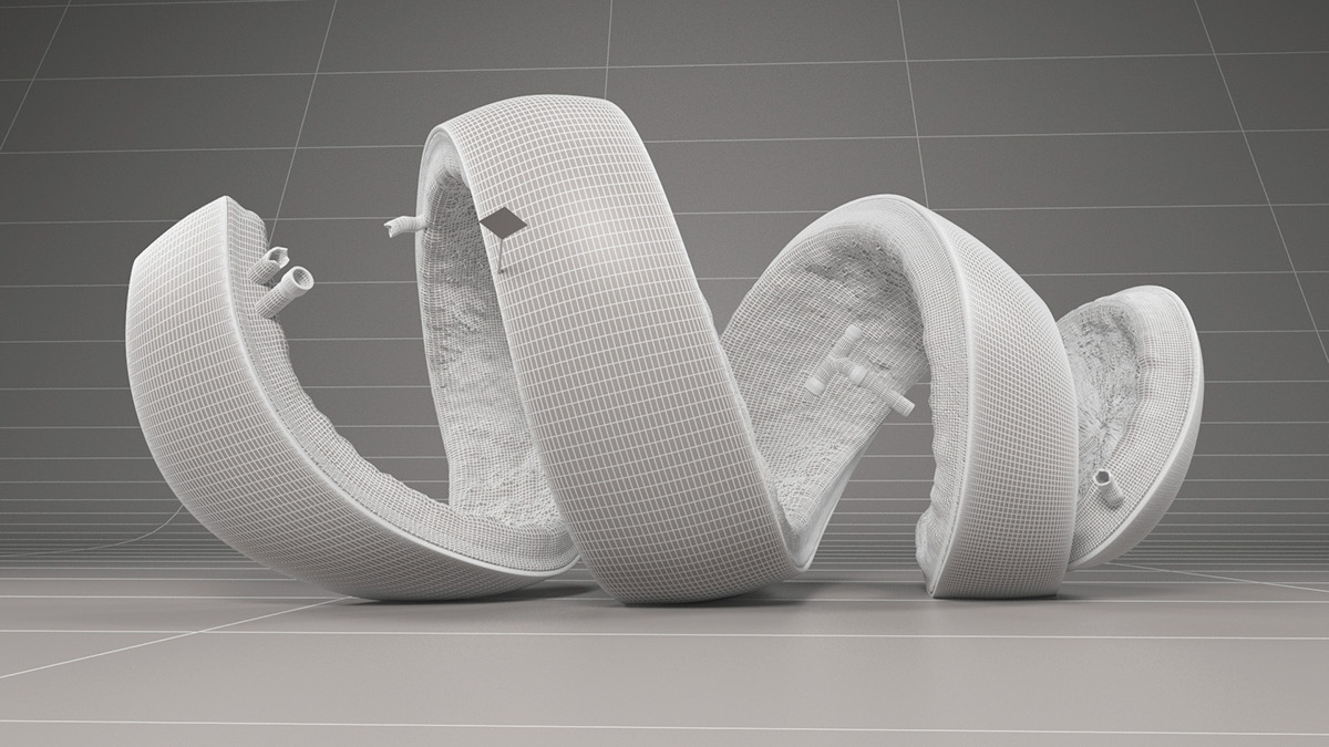 rendering VW golf 3D modelling