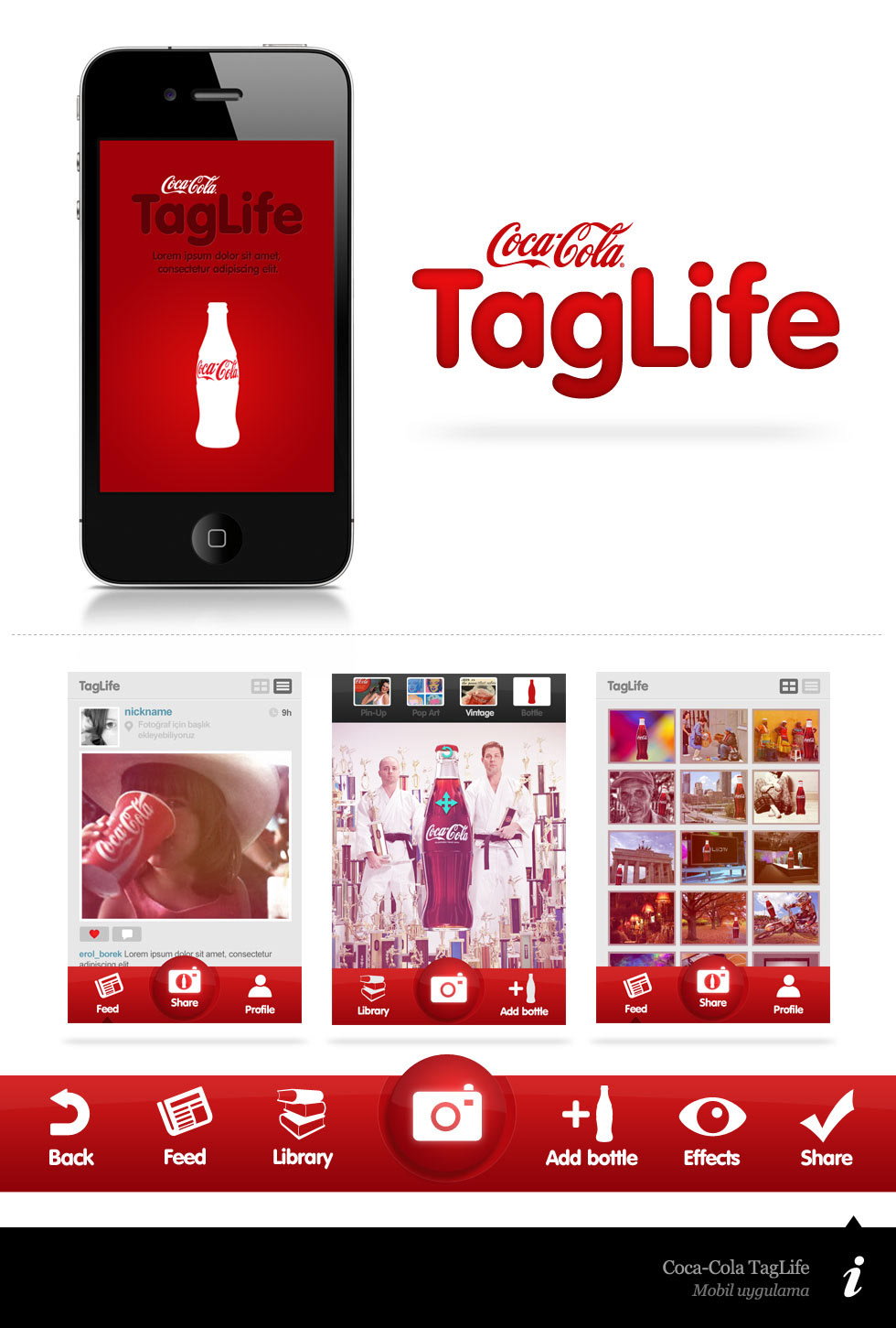 Coca-Cola iphone tag