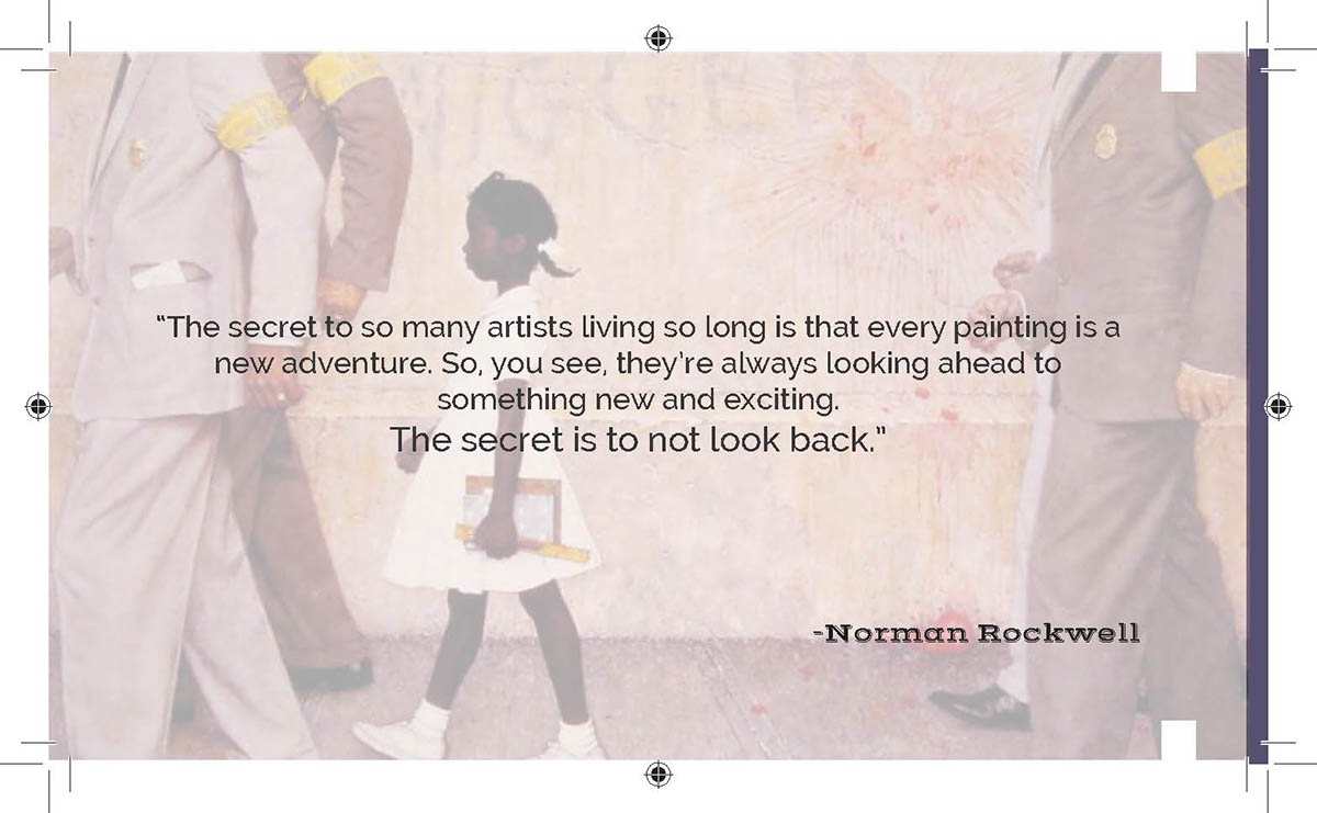 norman rockwell Production book design