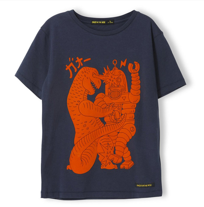 tee Dino Dinosaur robot battle versus childwear t-shirt