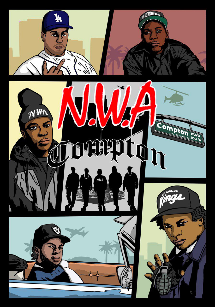 cover hip hop rap NWA Eazy e Dr Dre ice cube music Cover Art artwork