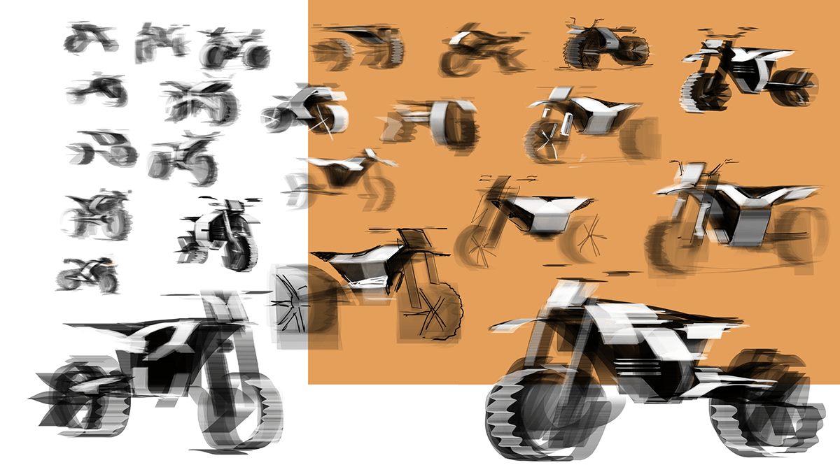 car automotive   design sketch Drawing  concept Adobe Photoshop motorcycle designer