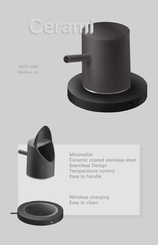 aesthetic industrial design  japanese kettle product design  Solidworks