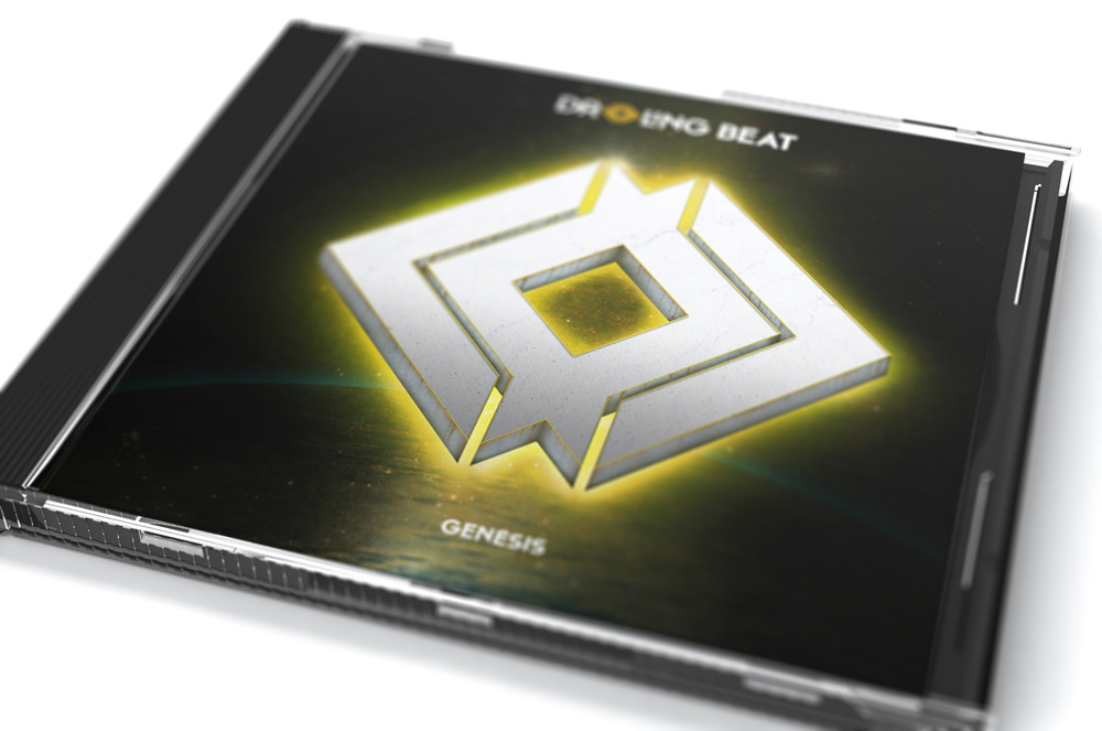 Drooling Beat  Music dubstep space logo laser 3D