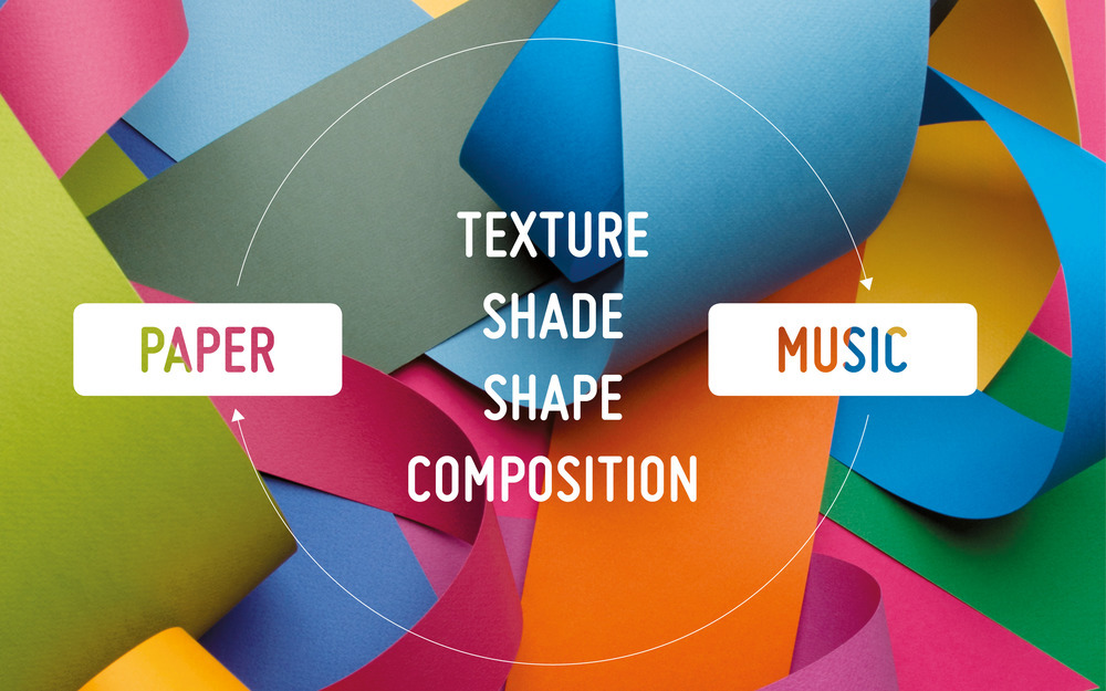paper papercraft papercut color colorful classical music tactile tactile design material