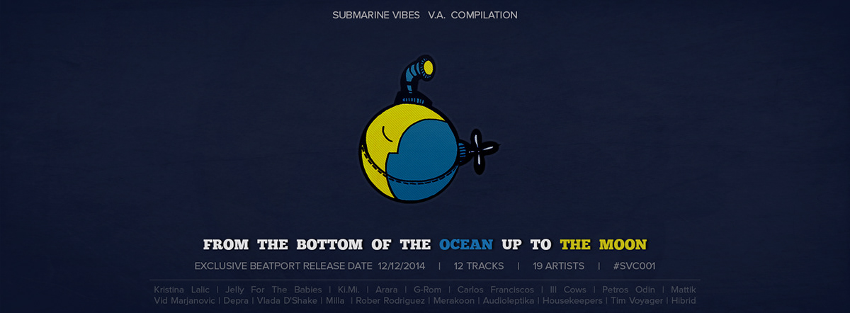 SVC001 submarine vibes Podmornica Compilation va Bottom Ocean moon Berina Bajramovic deep house electronic chill