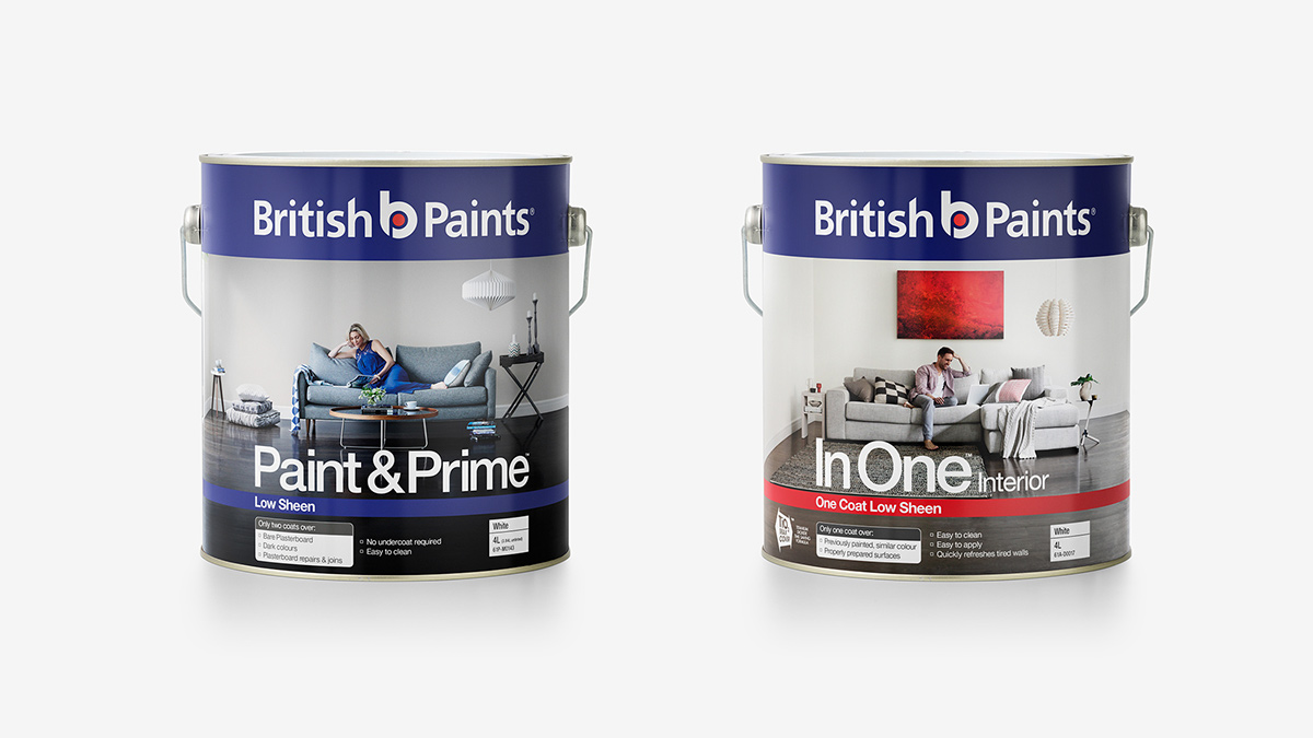 british paints paint tin Paint tin paint can can paints logo rooms