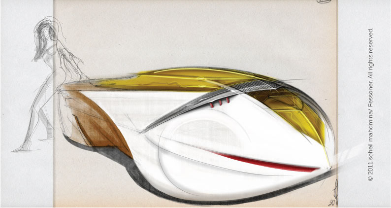 Cars concept design digital illustration