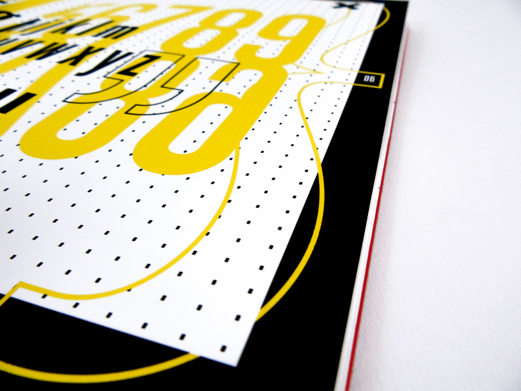 publication editorial Layout catalog stefan sagmeister sagmeister knockout font Book Binding experimental drexel Magazine design book design Experimental Typography plexiglass