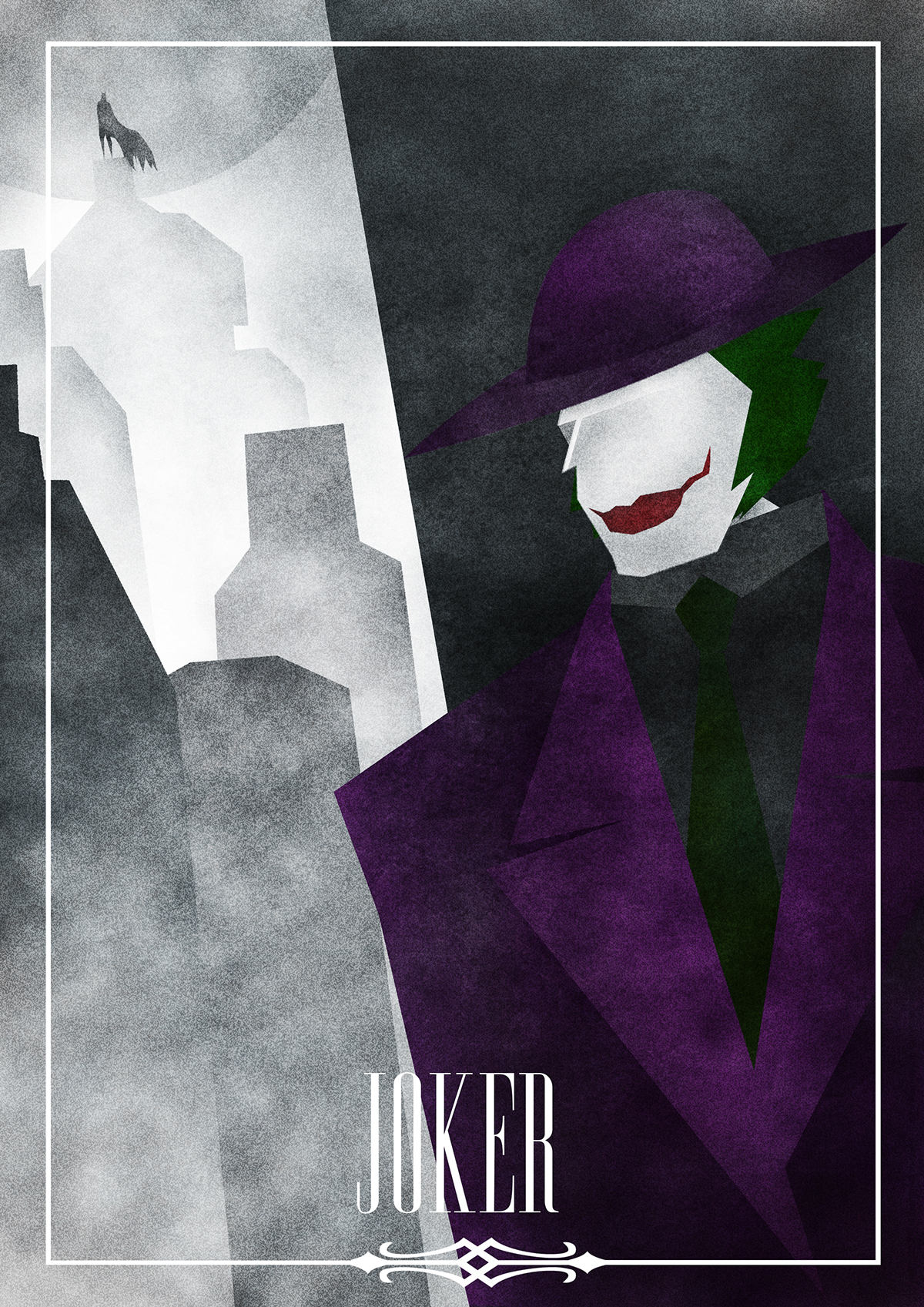 batman penguin joker Bane gotham city shadow minimalist comic dc SuperHero villain