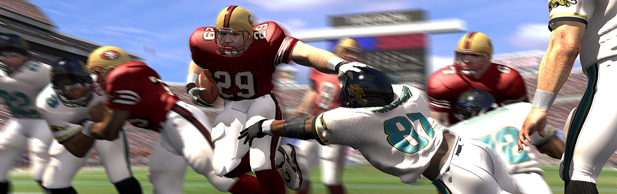Electronic Arts  EA Sports Madden NFL 2000  3D Modeling Maya Character 3D Nintendo 3d lighting nfl game playstation