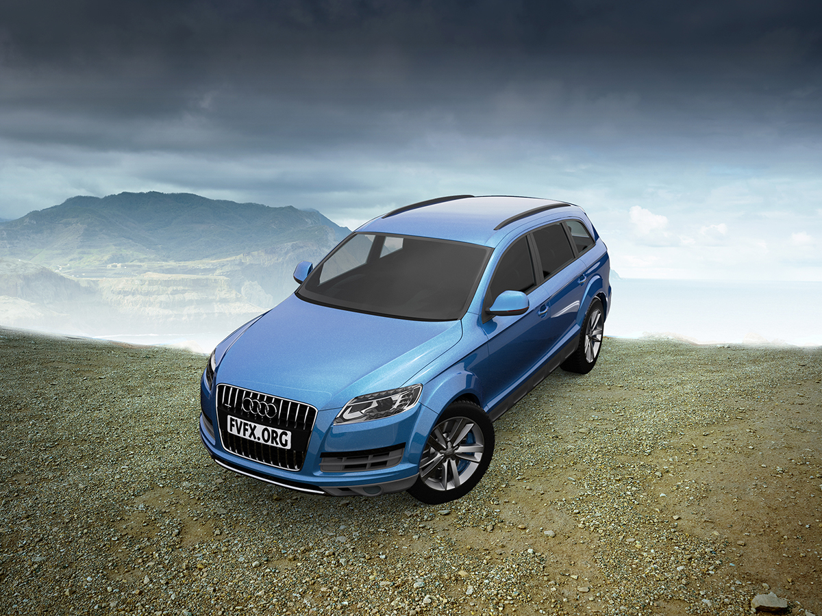 Audi q7 Audi Q7 car Vehicle automotive   Render rendering 3D conceptual art artwork CGI suv