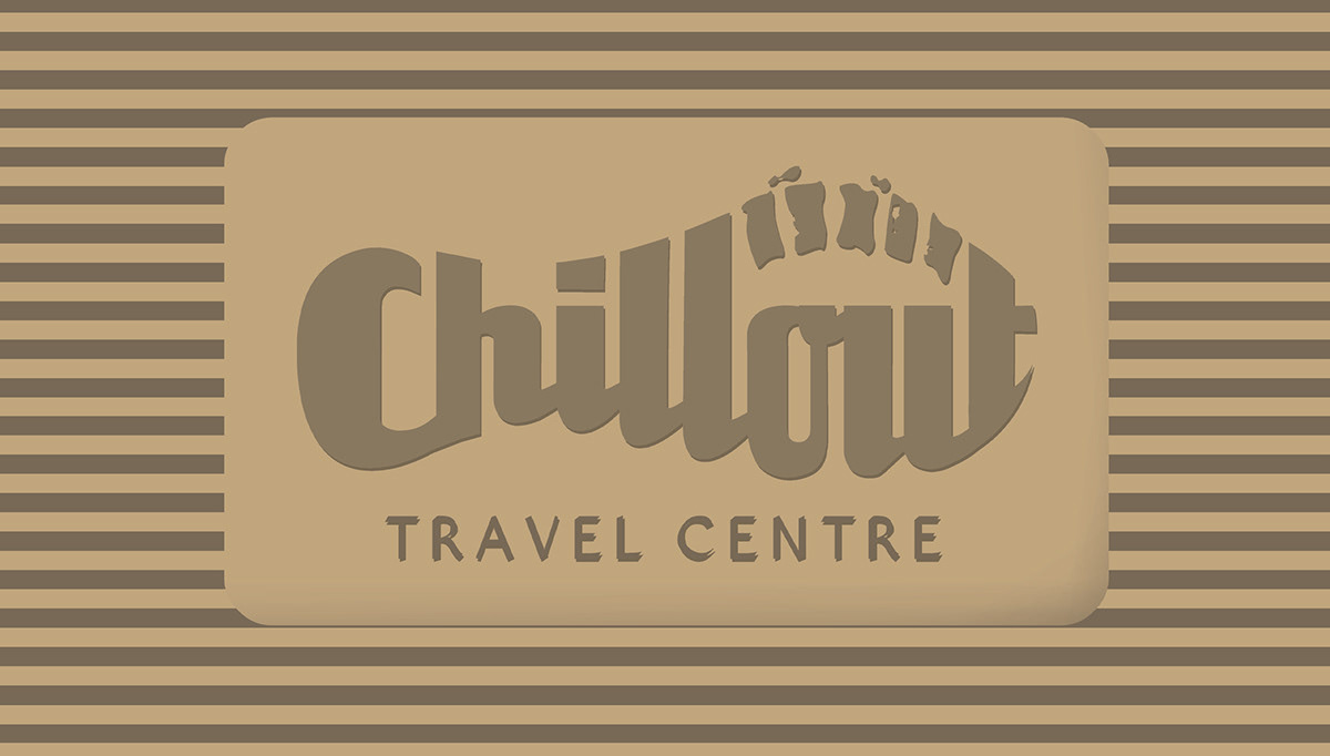profile design logo cafe shop chillout Travel Coffee profile manual business card chillout travel centre redesign