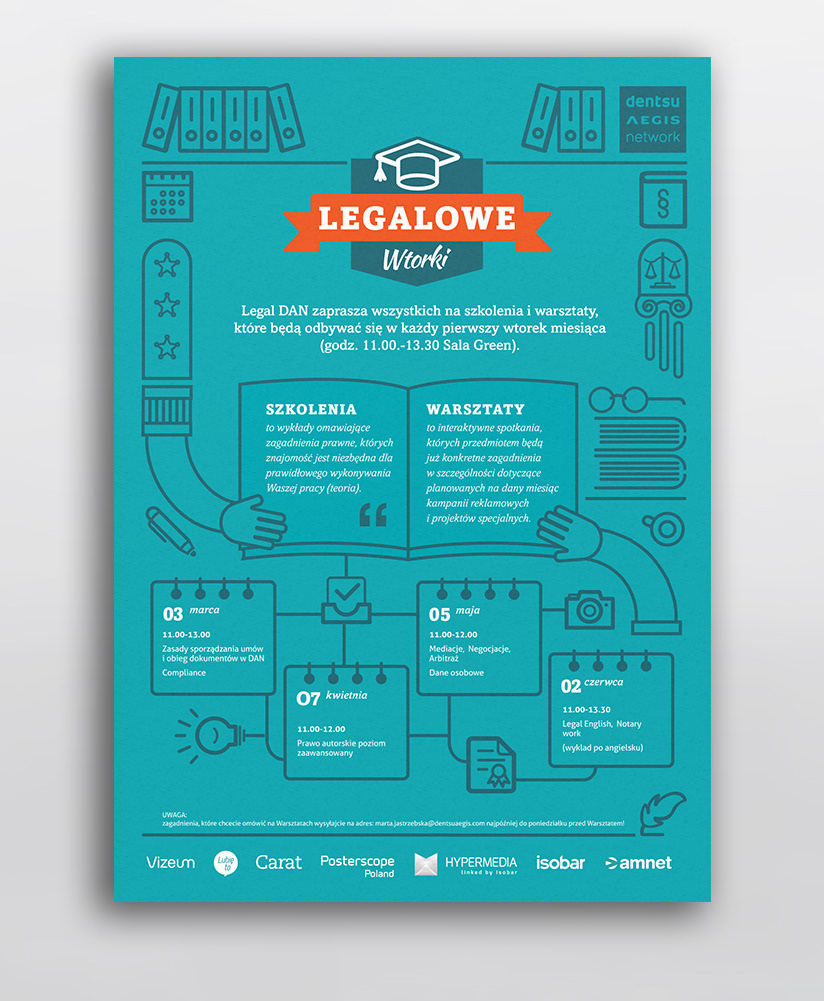 Legal Courses Poster poster art
