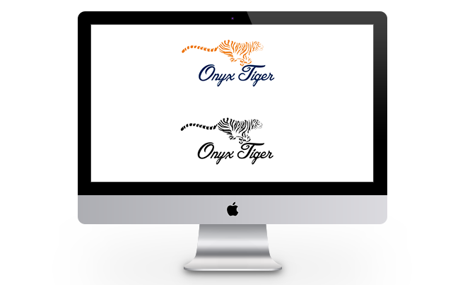 onyx tiger marketing   consultancy firm Illustrator digital Logo Design