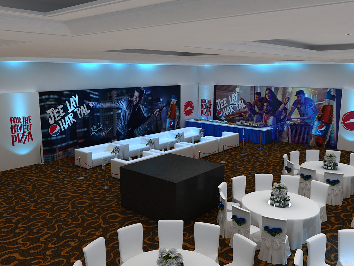 3D 3ds max Advertising  architecture Event Design Events indoor Render visualization vray