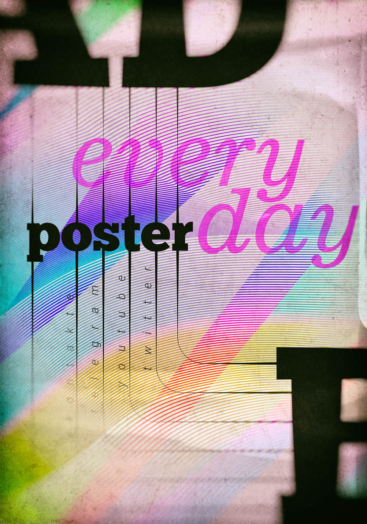 print poster typography   Blends affinity designer