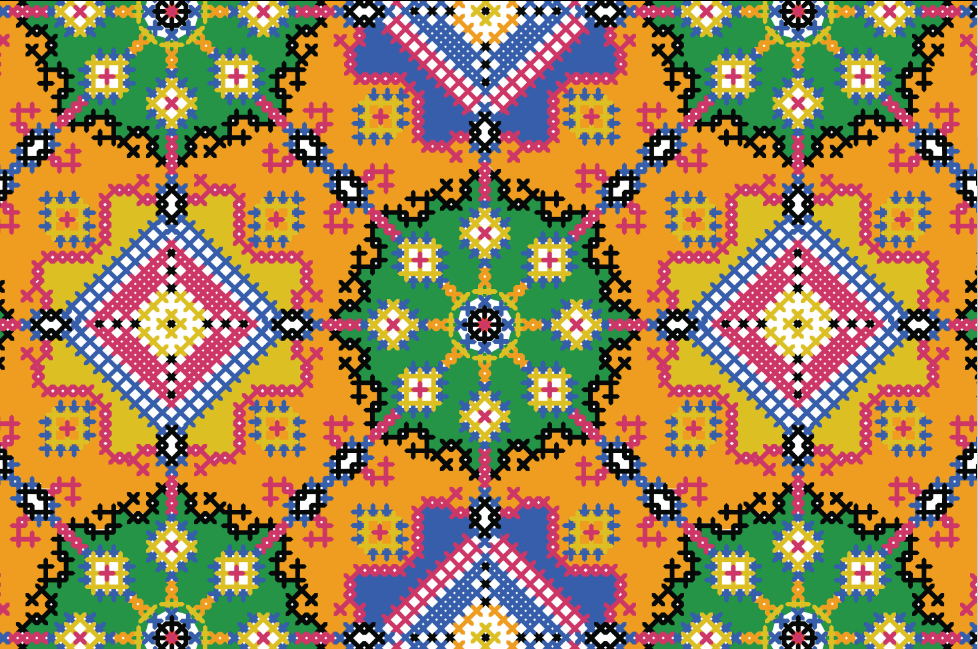 pattern fashion design cross stitch