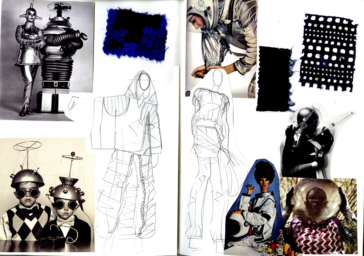 fashion design Process Book sketchbook