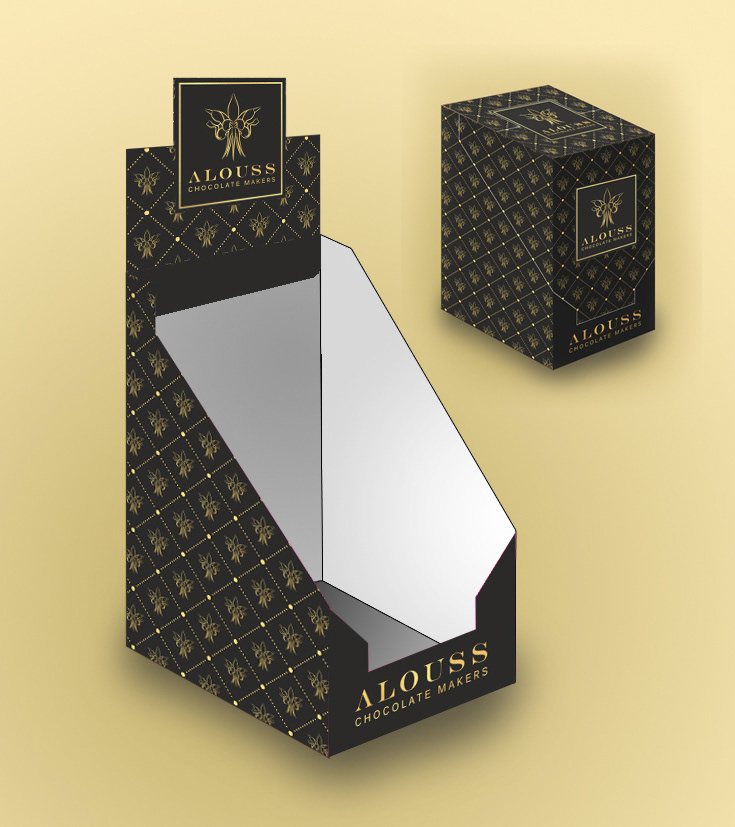 luxury gift Packaging packaging design dieline Diecut die-cut chocolate tradeshow banner tradeshow