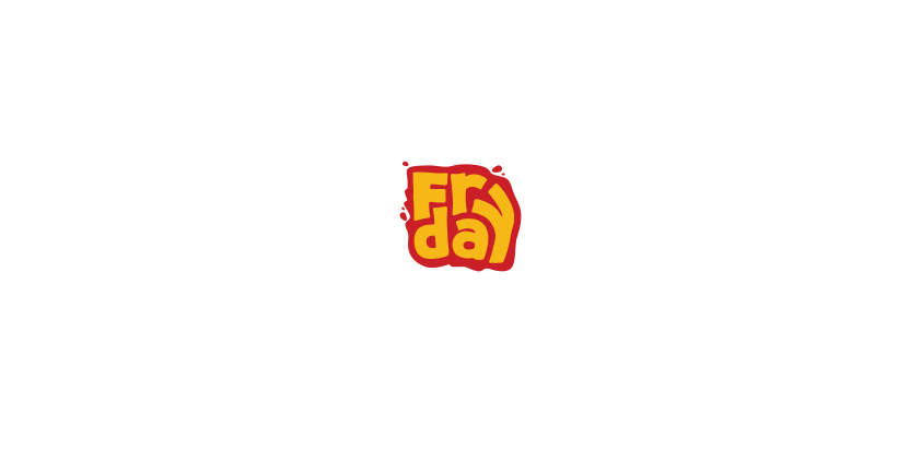 fry day fries fast food logo