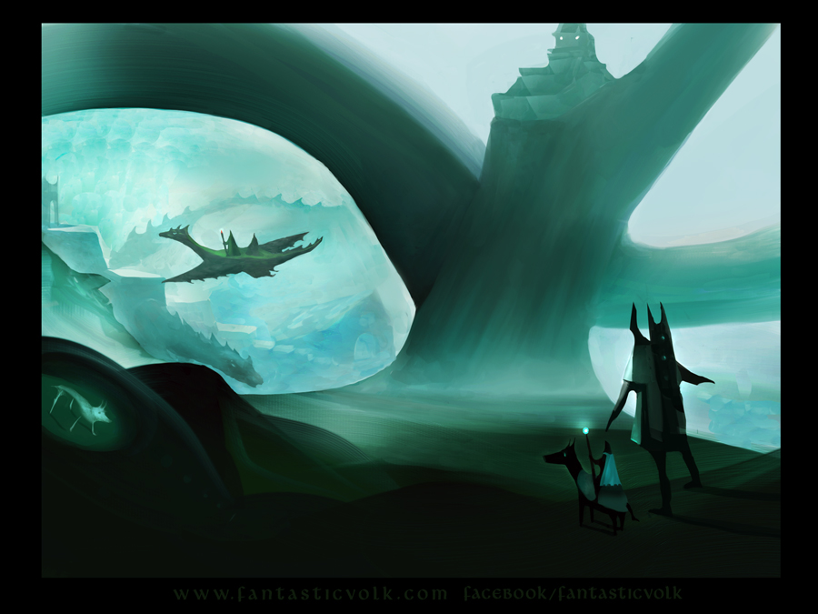 conceptart Game Art dragon dragons magician digital painting game arts surreal Fantasy Arts fantasy