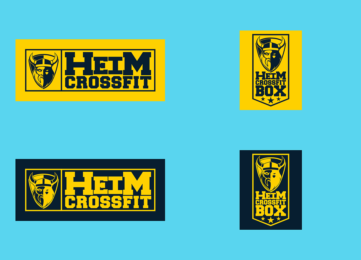 Crossfit fitness healthy visual identity branding  Logotype crosstraining graphic design  sports training