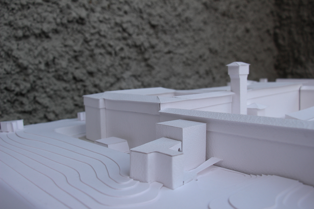 architecture Castle maquette milan model
