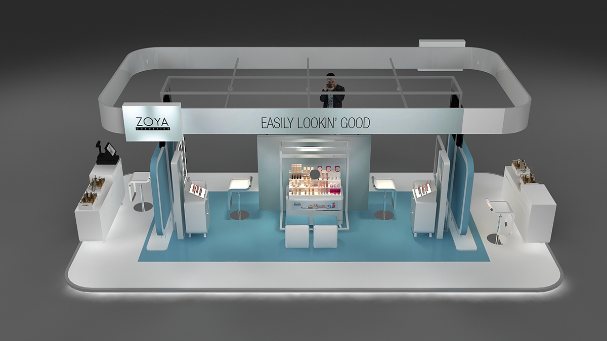 dontiton don titon booth design Exhibition Stand Design 3d designer 3D designer jakarta