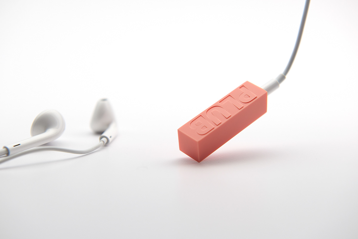 device Bluetooth Receiver minimal design Accessory geometric product PLUB design