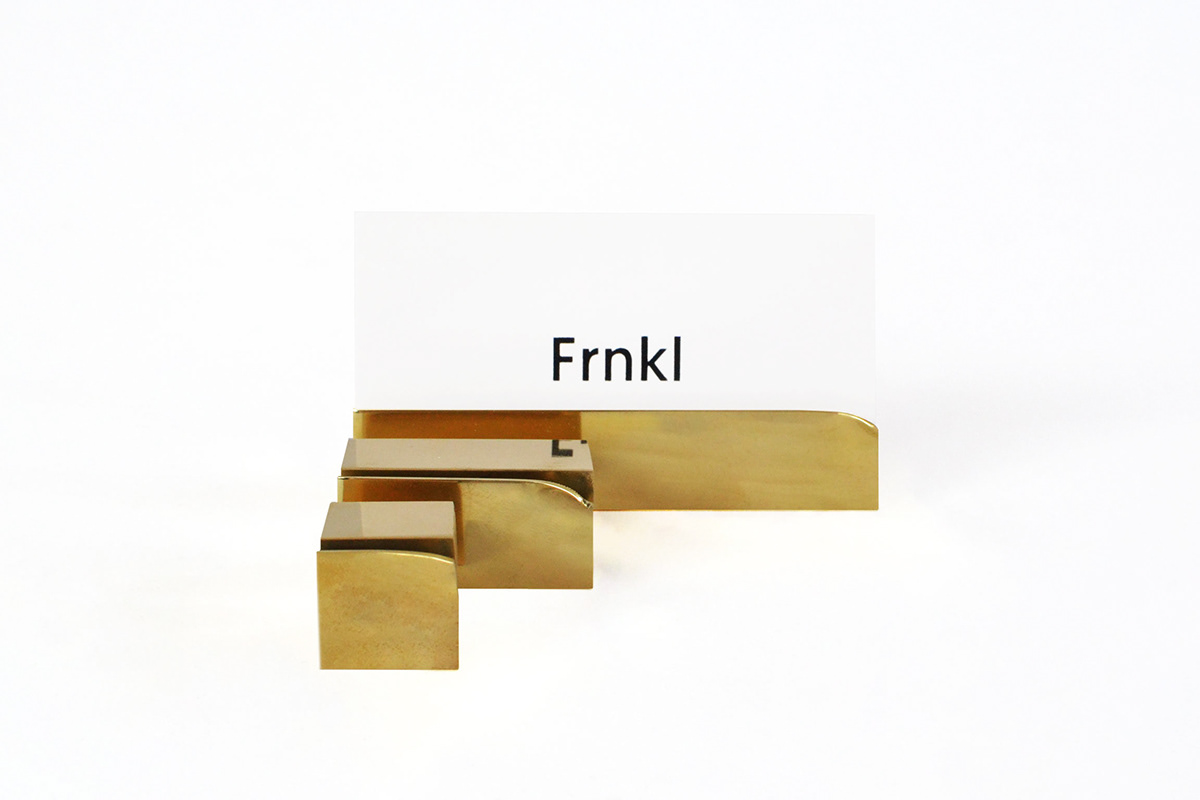 design desk ware furniture design  industrial design  Name Card Holder object design product design 