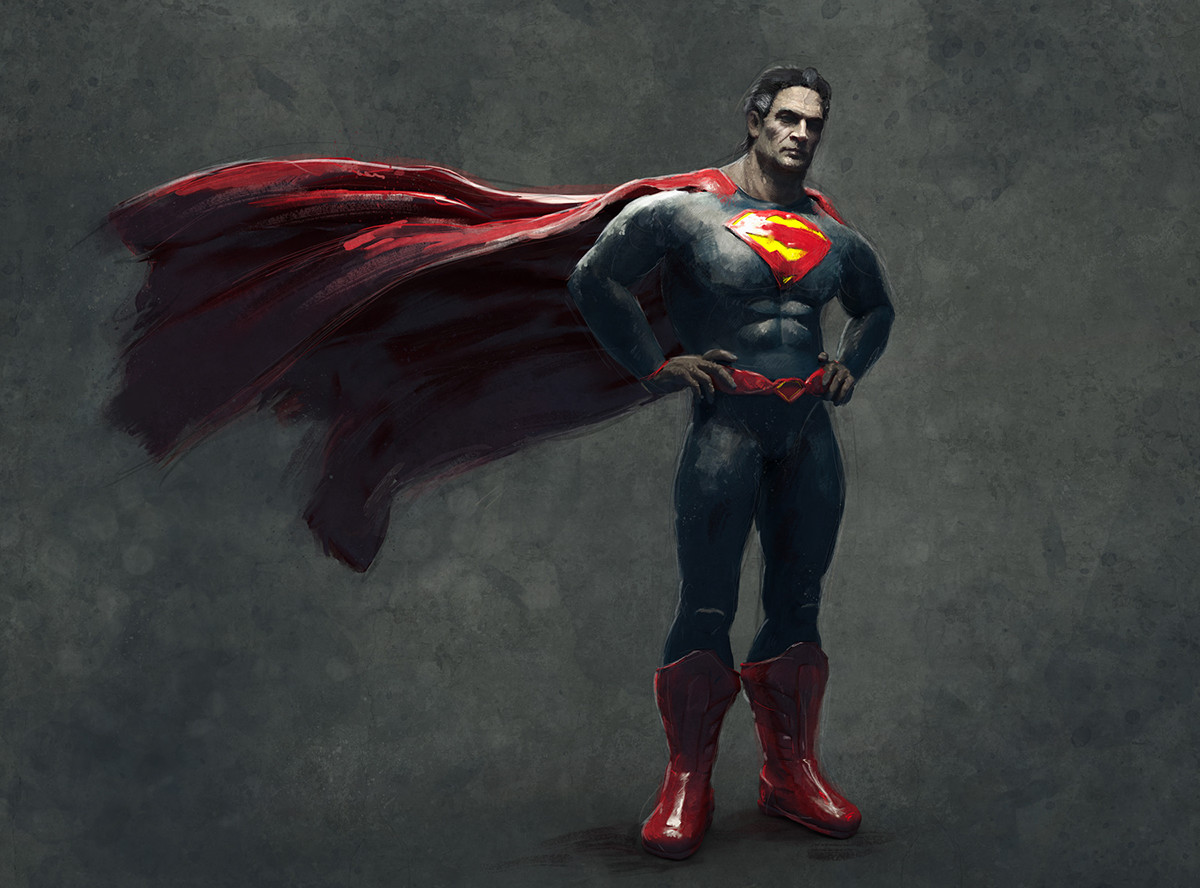 superman SuperHero comic concept art Hero Scifi fantasy Man of Steel