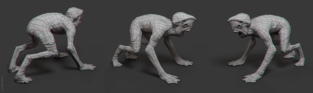 Andrei Abramenko gamedev 3D modeling texturing Creature Design Insomnia rpg studio mono
