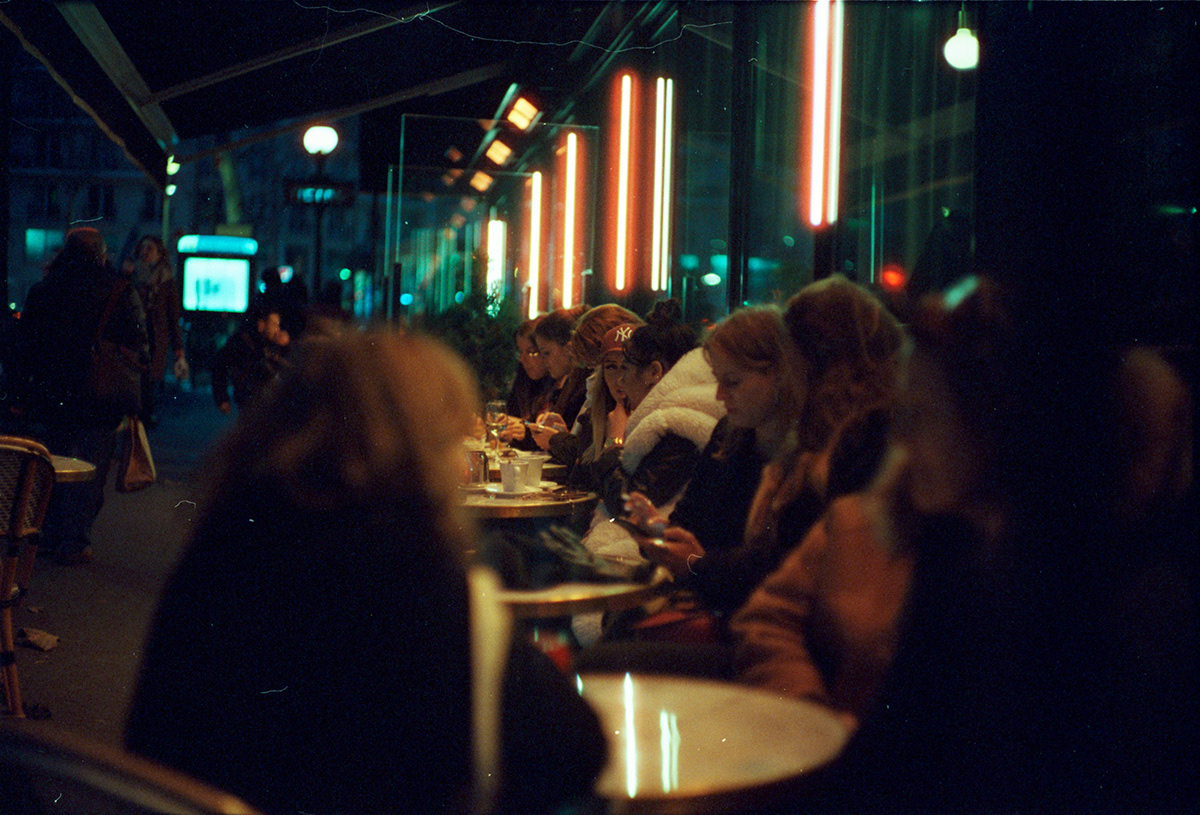 analog photography berlin cinematography Cinestill 800T Film   film photography Leica night photography portrait Urban
