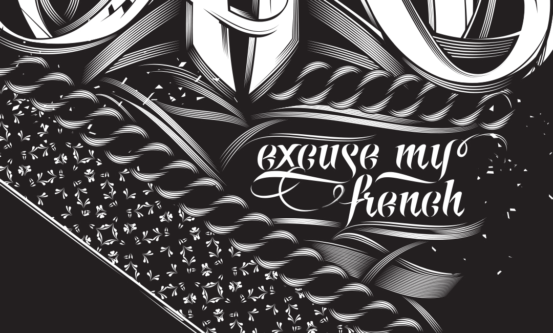 Paris kanye jay-z Kanye West lettering Clothing streetwear hip hop rap vector strokes details black Style calligraffiti