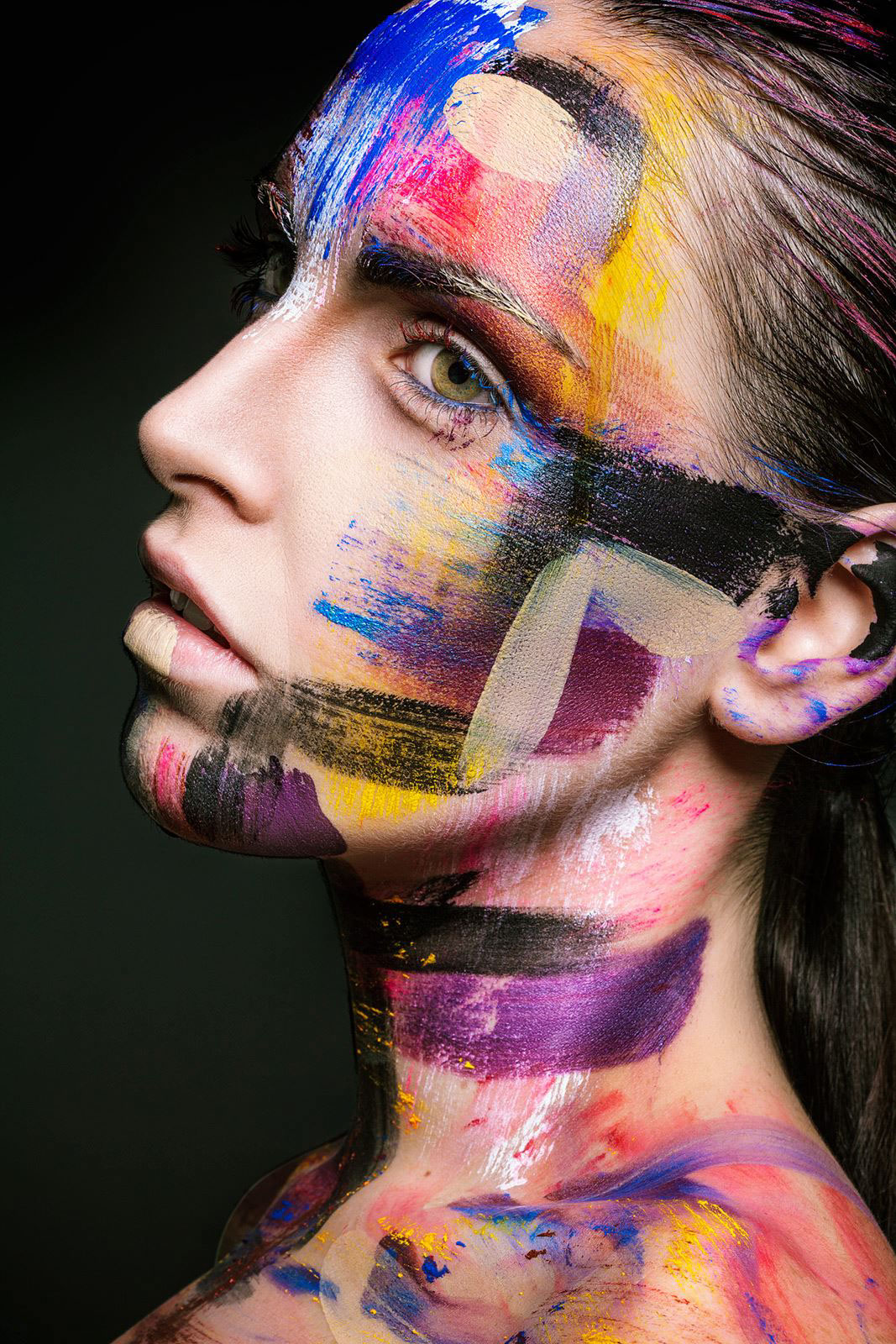 creative makeup Face painting art painting